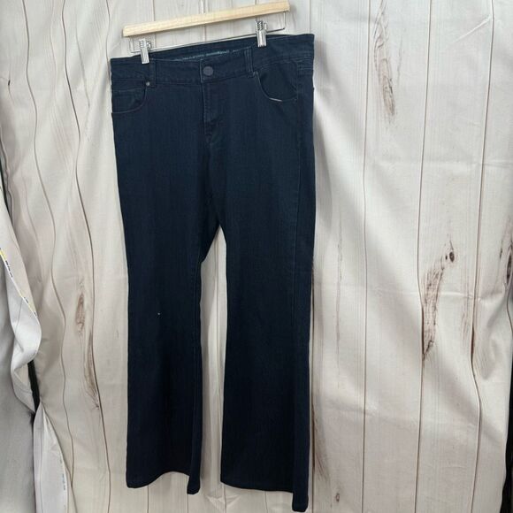 Norma Kamali Denim - Norma Kamali Women’s 12 Blue Denim Bootcut Jeans